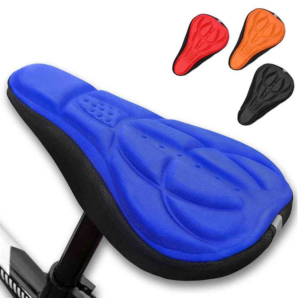 3d Soft Saddle Cover Seat, Cycling Silicone Mat Cushion For Bicycle, Bike Accessories