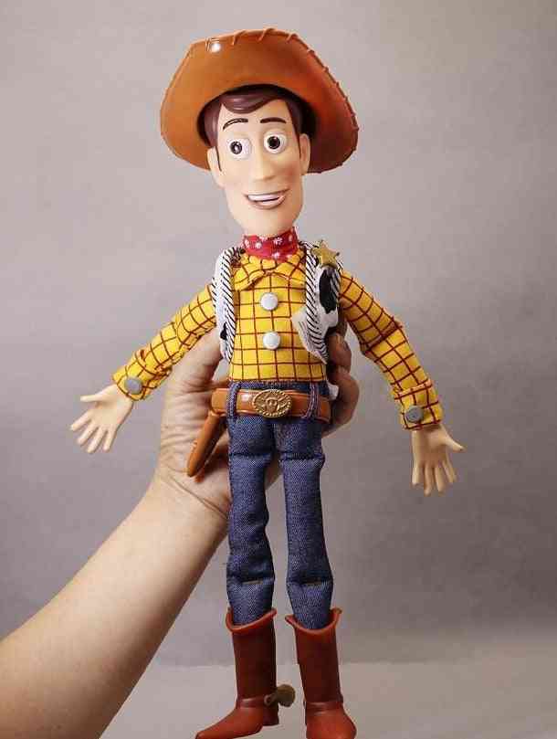 Disney Story 4- Talking Woody Buzz Jessie Action Figures Toy For