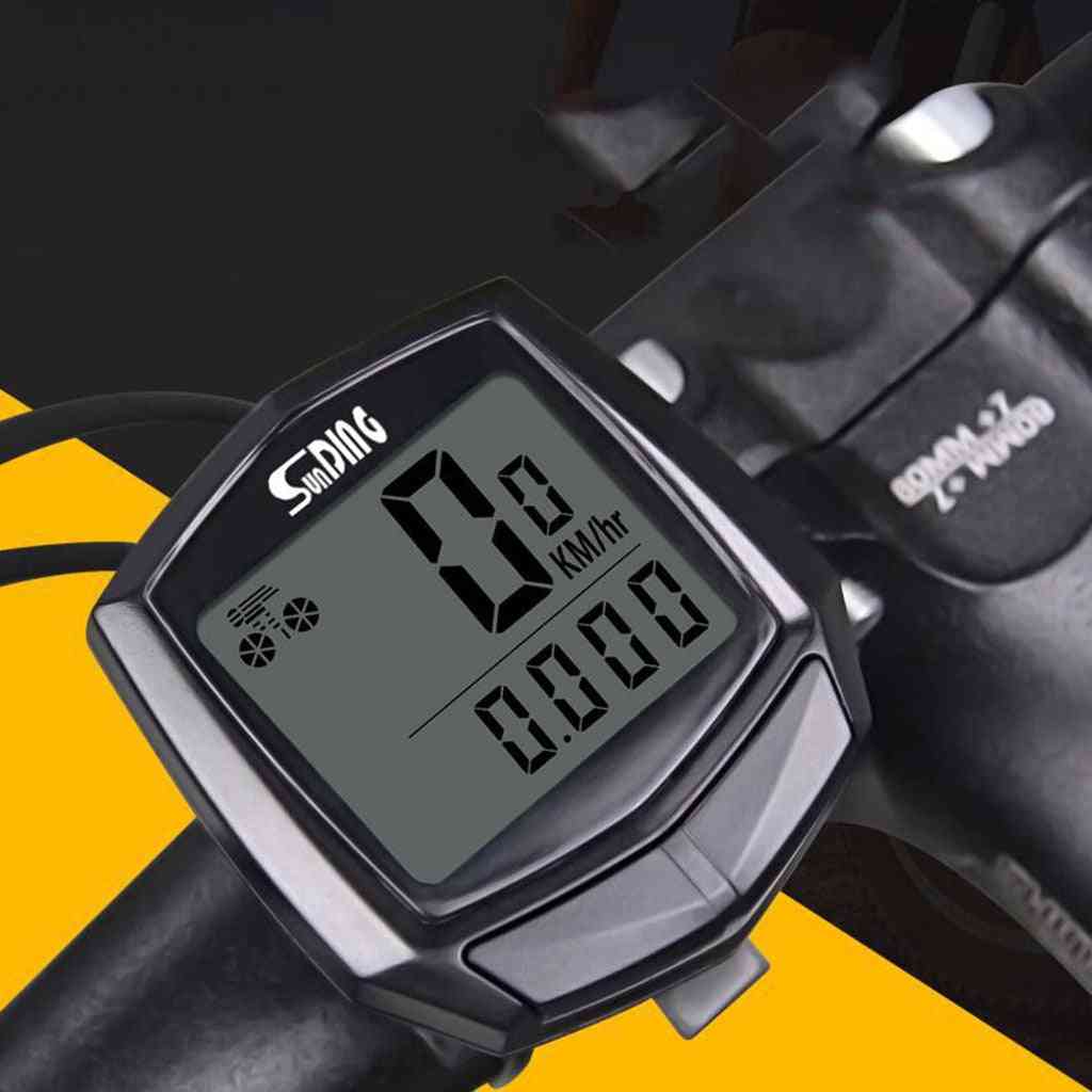 Bike, Bicycle Computer With Lcd Digital Display Odometer