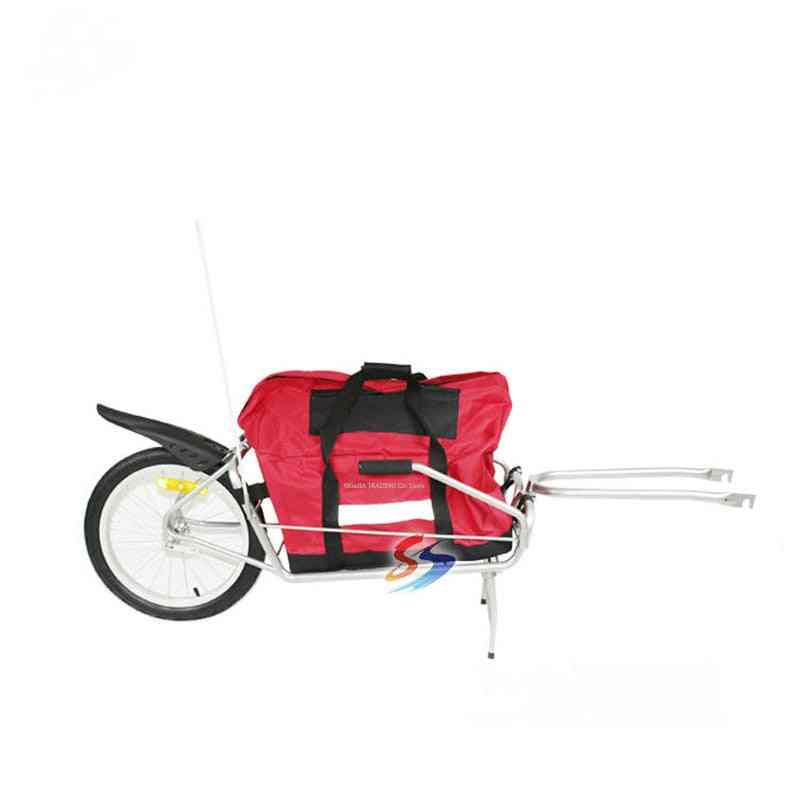 Single Wheel Bicycle / Luggage Trailer Without Bag