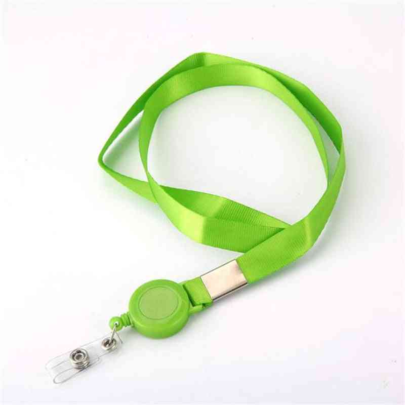 Retractable Lanyard Neck Strap For Badge Holder-office Supplies
