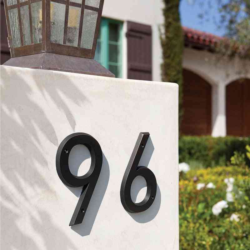 Números de casa de la puerta moderna para la dirección
