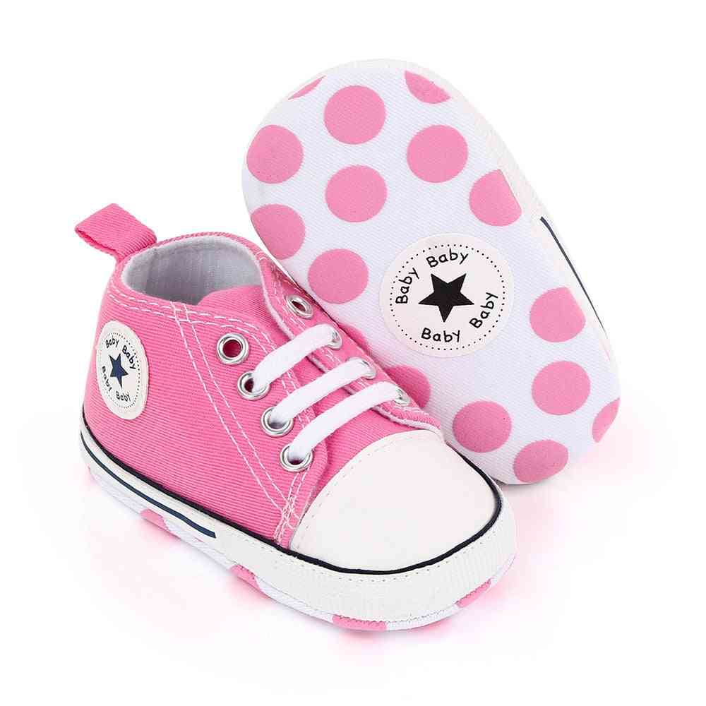 Baby & Shoes, Canvas Sneakers Anti-slip Infant First Walkers