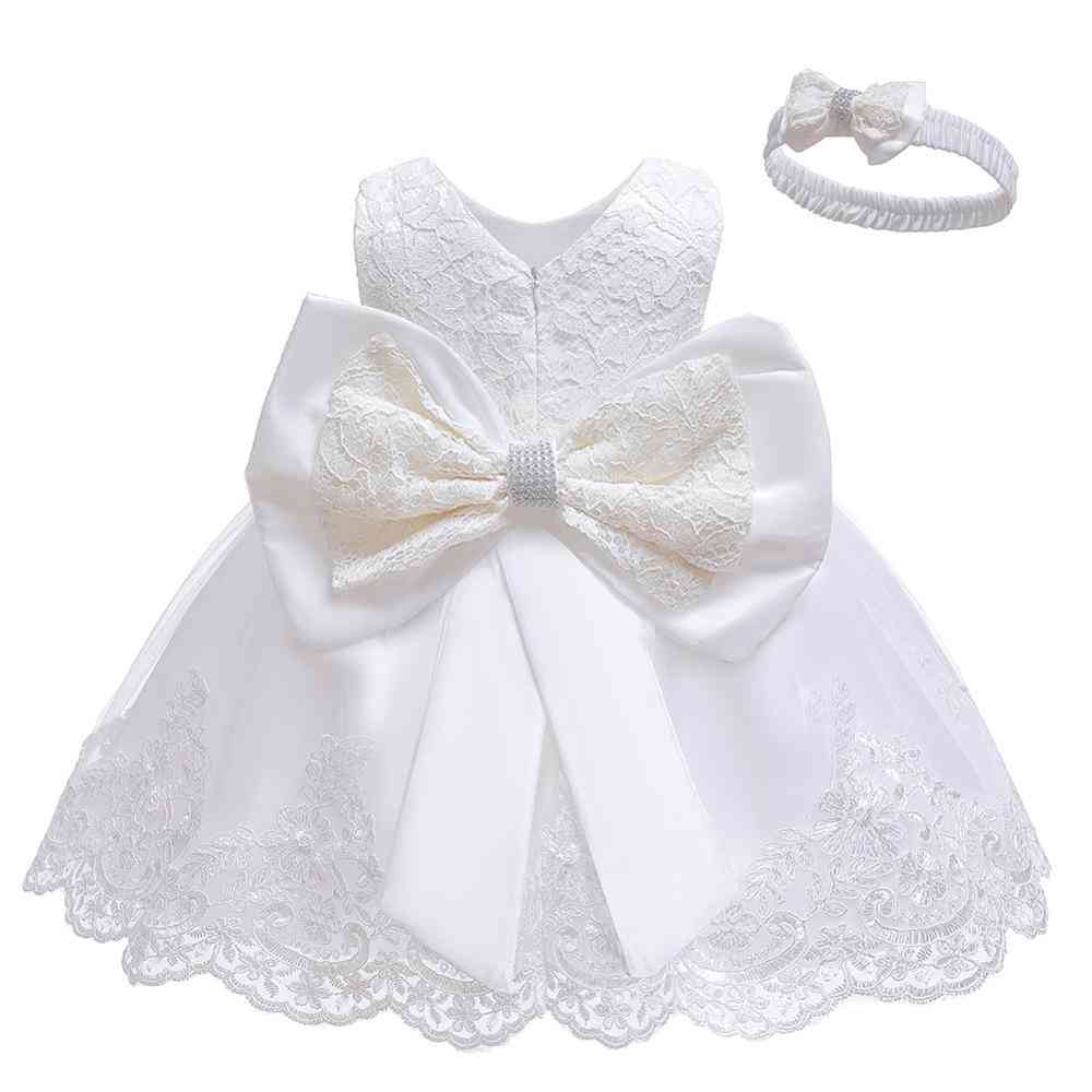 Nyfødte baby piger bryllupsfest prinsesse kjole