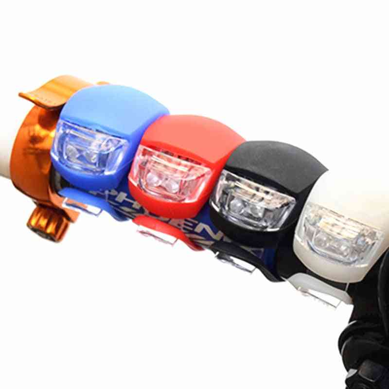Bicycle Front Lights, Silicone Led Head Rear Wheel Bike Light