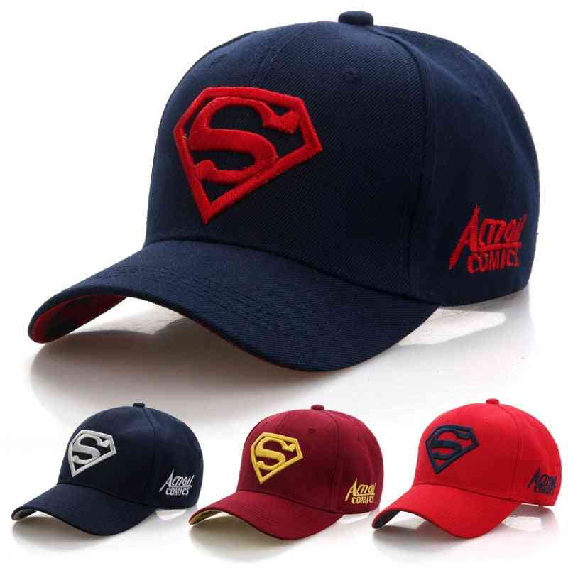 Letter Superman, Cap Casual Outdoor Baseball, Snapback Caps