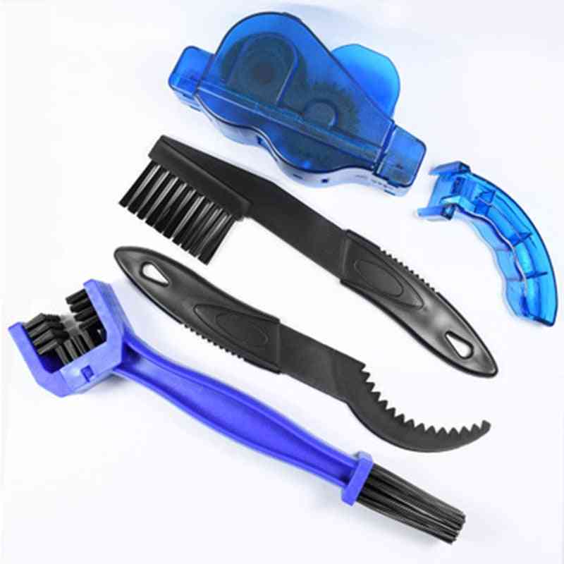 Portable Bicycle Chain Cleaner, Bike Brushes Scrubber Wash Tool