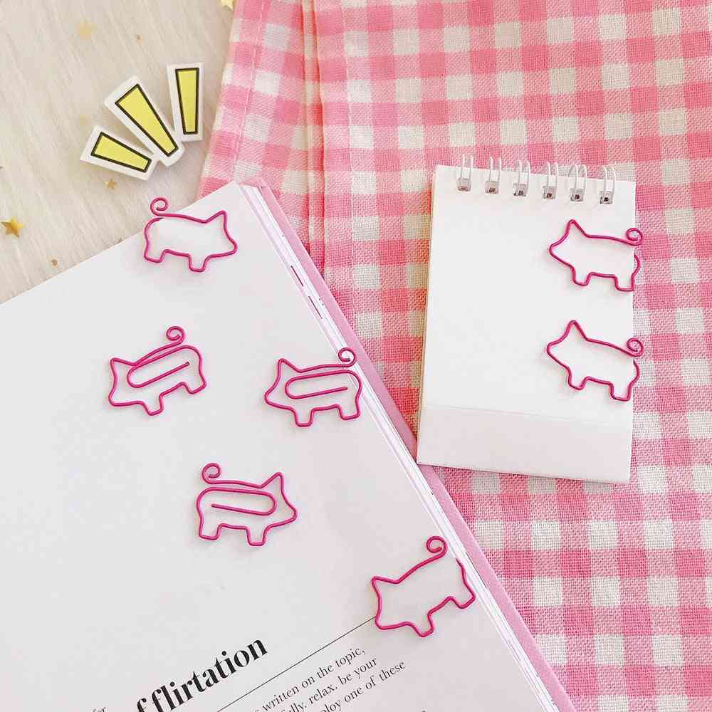 Pig/flamingo Shaped Bookmark/paper Clip