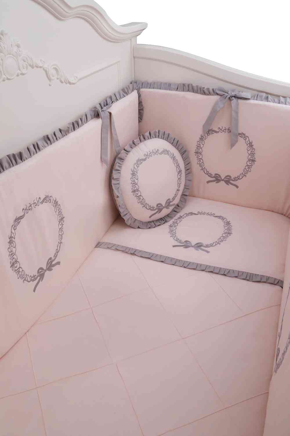 Sueno rosa broderad sovset - baby täcke