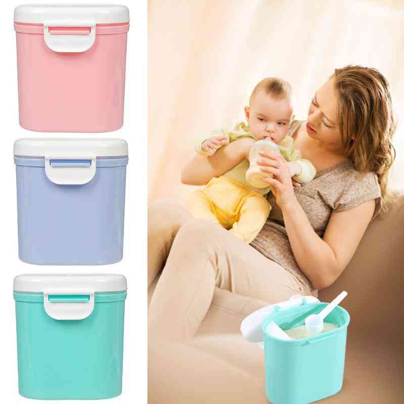 Portable Baby Food Storage Box With Spoon