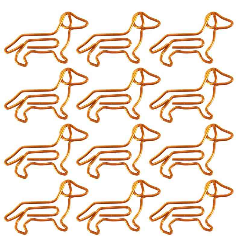 Dachshund Dog Shape-metal Paper Clips