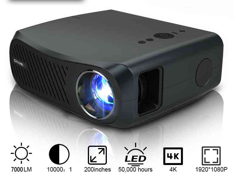 LED Mini-Projektor Heimkino HDMI 3D Video Beamer
