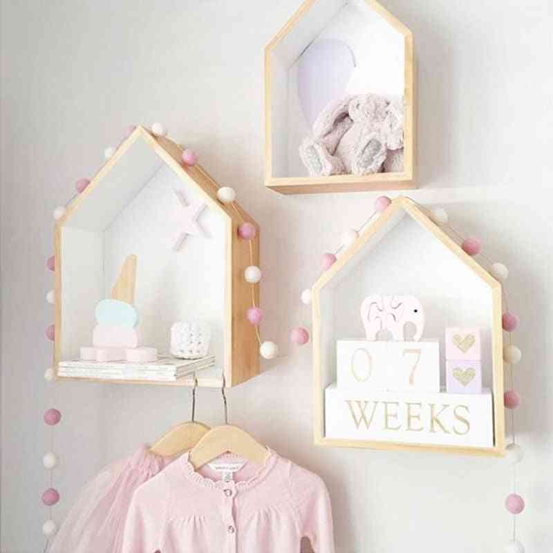 Handgemaakte macaron gekleurde bal decoratie met baby kids tent, kamer decor accessoire, muur hangende hanger