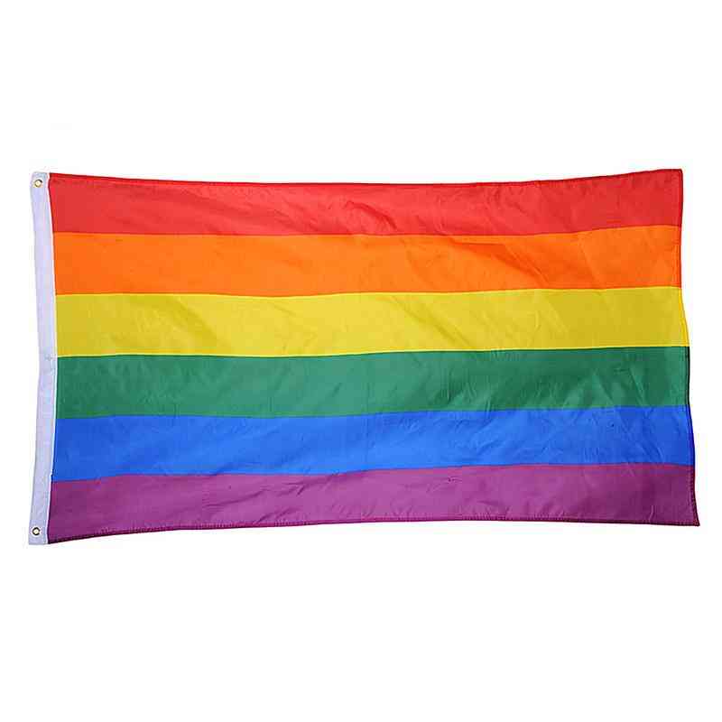 Rainbow Flag Parade Banners Friendly Pro Polyester