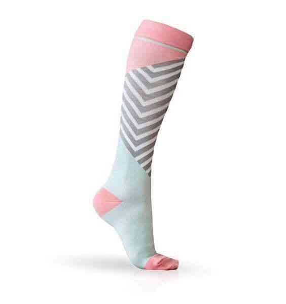 компресионни чорапи спортни мъже жени предотвратяват разширени вени найлон анти-подуване