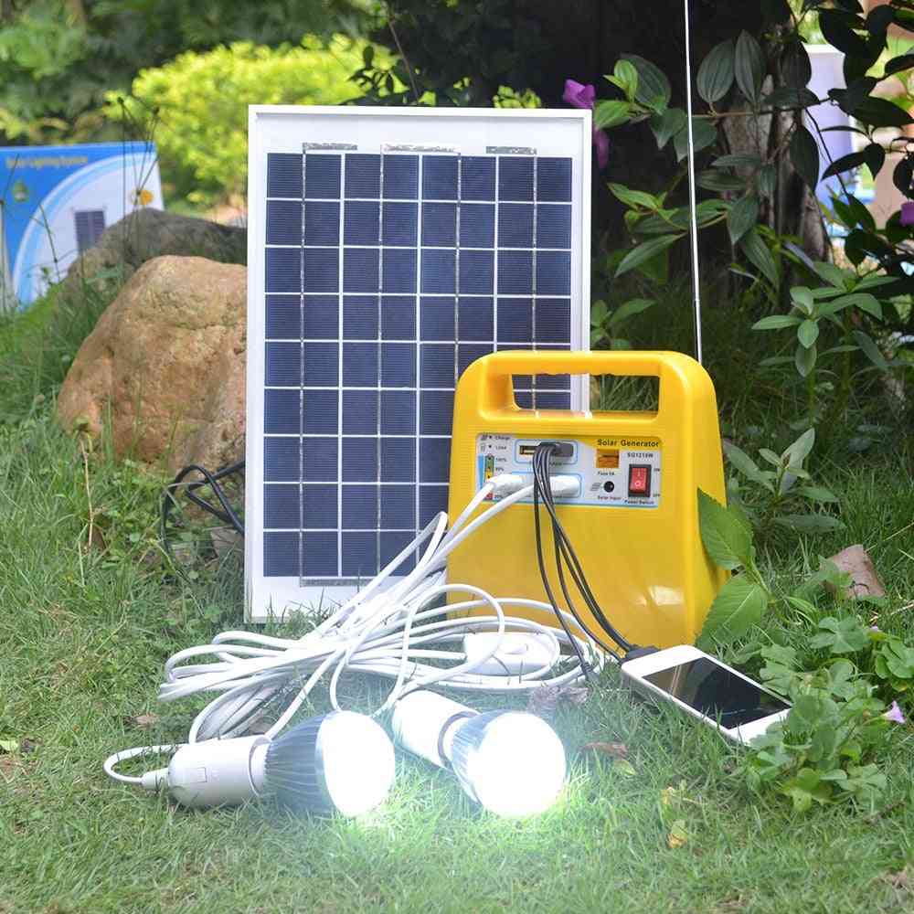 Small Dc 12v 10w Solar Panels Charging Generator, Power Generation System
