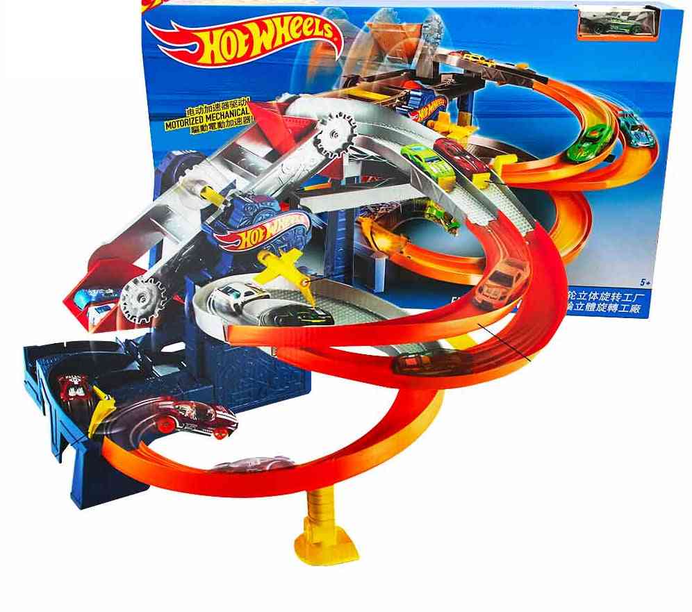 Roundabout Electric Carros Track Model Cars & Train Plastic Metal Toy