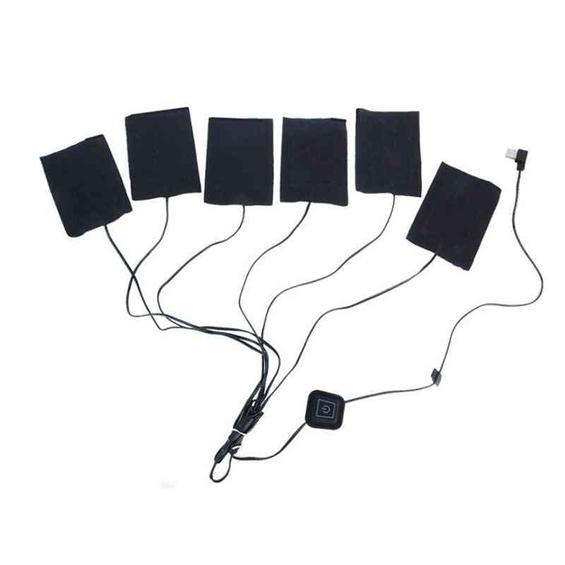 1 sarja USB-sähkölämmityskankaatyynyjä