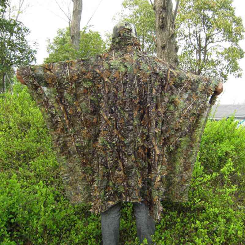 Cloak Dress Hunting Clothes, Sniper Birdwatch Airsoft Clothing Jacket
