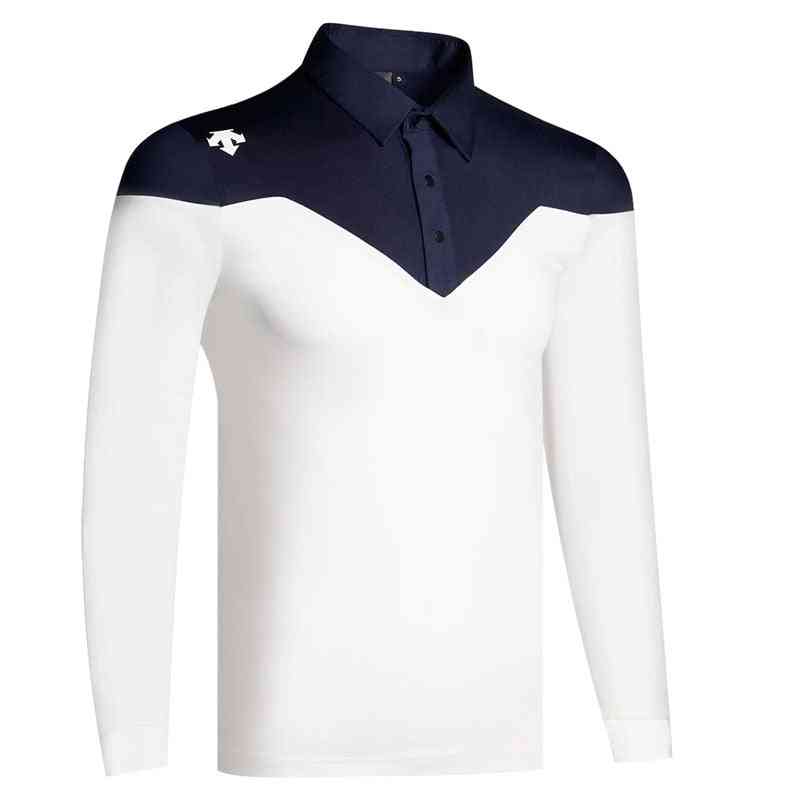 Primavera autunno nuove magliette da golf a manica lunga abbigliamento da uomo all'aperto per il tempo libero