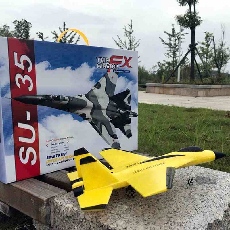 2.4g Glider Rc Drone Su35 Fixed Wing Airplane Hand Throwing Foam Dron Electric Remote Control F22