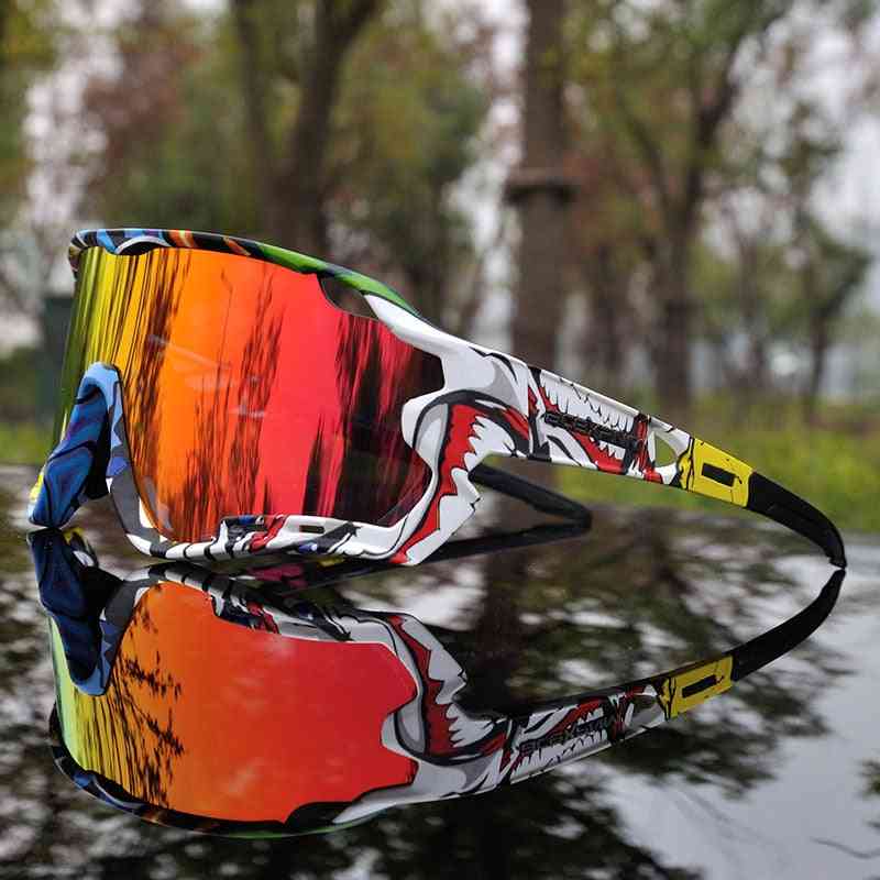 Polarized Cycling Glasses Mountain Bike Goggles, Outdoor Sports Eyewear