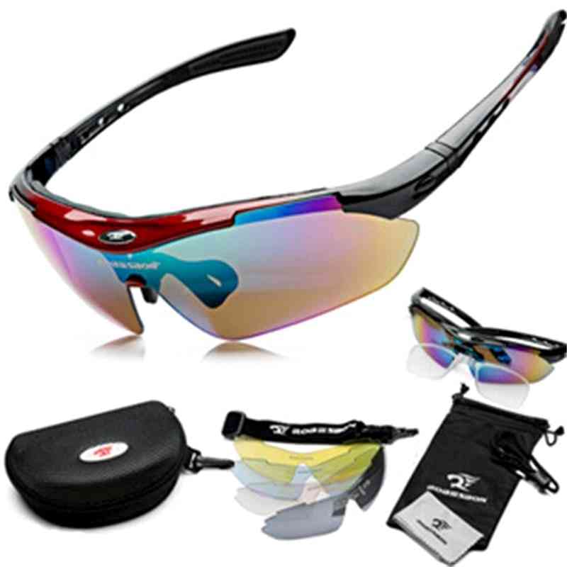 Cycling Polarized Eyewear Glasses Bicycle Sunglasses, Mountain Road Men & Women Equipment