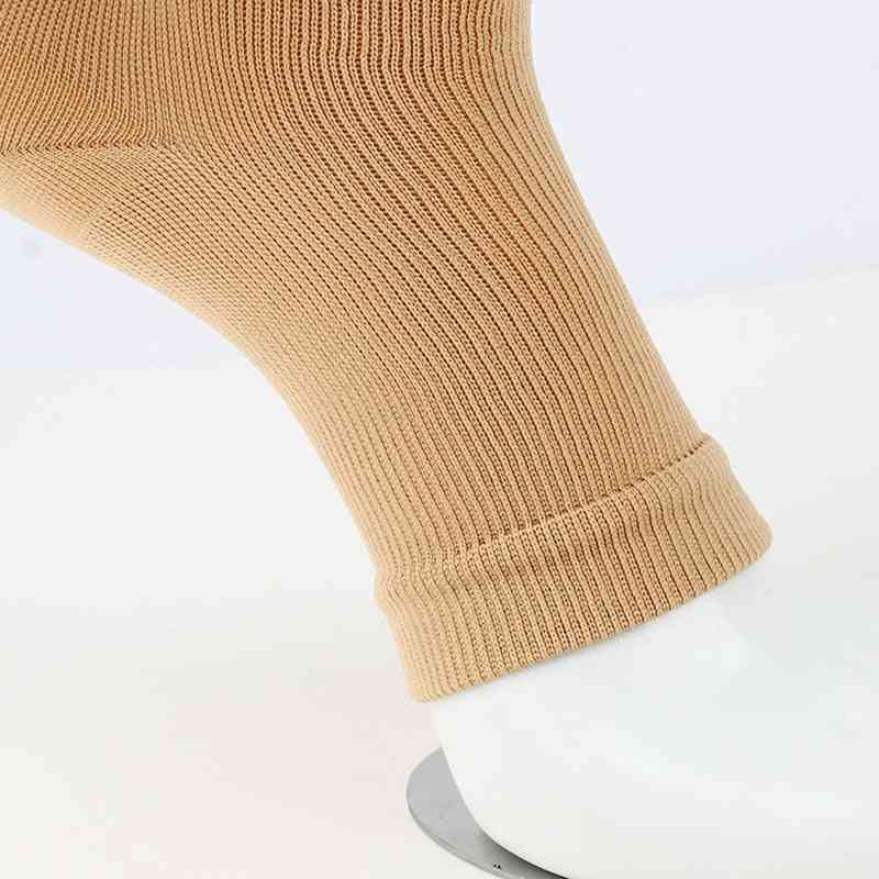 Sports Pressure Long Cycling Socks, Zipper Professional Leg Support Thick Women Sock