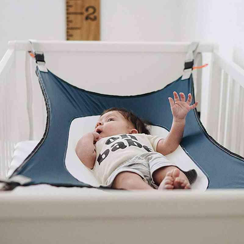 Safe Detachable Baby Cot Crib Swing Elastic Hammock Adjustable Net Portable Infant Sleeping Bed
