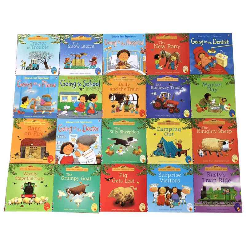 Usborne книги с картинки за, бебе, известна история, английски приказки за стопански двор