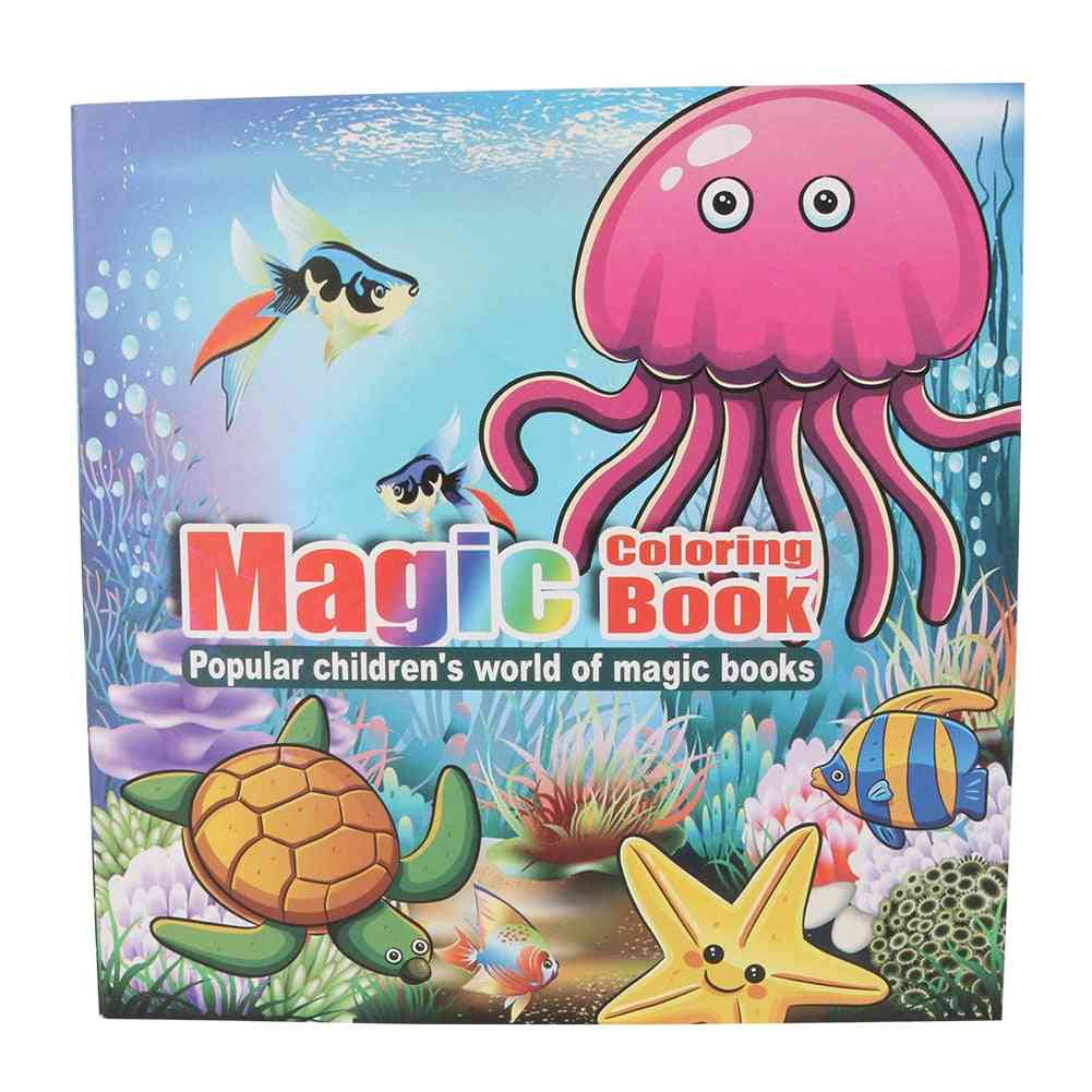 Carte de colorat magie puzzle pentru copii