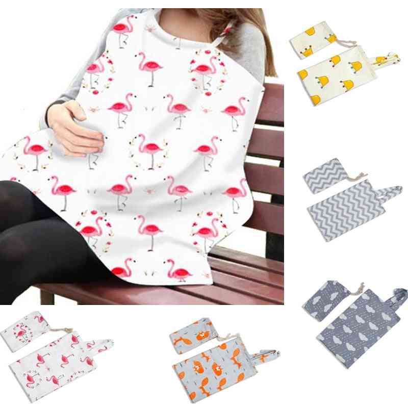Cotton Breastfeeding Cover, Baby Nursing Apron Women Shawl Blanket Cloth