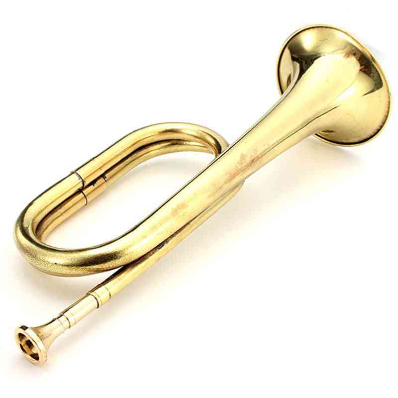 Trumpet-b Flat Bugle With Mouthpiece For School Band Practice