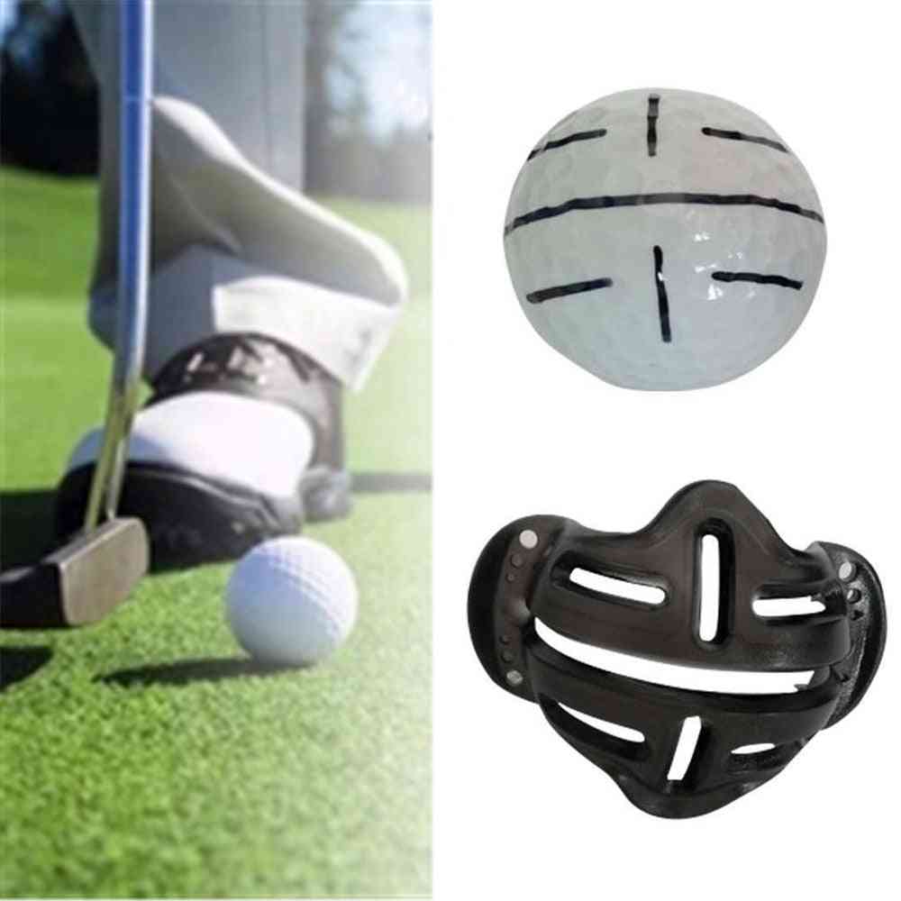 Golf Ball Alignment Identification Putt Positioning Line Marker Training Template Tool