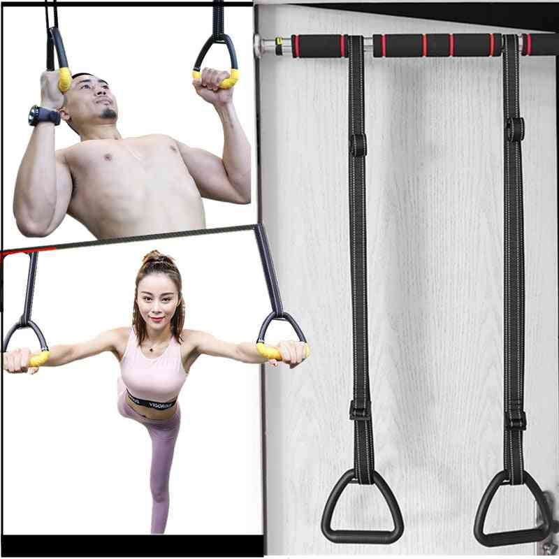 Anneaux de gymnastique abs avec bretelles réglables robustes antidérapantes pour les exercices d'étirement