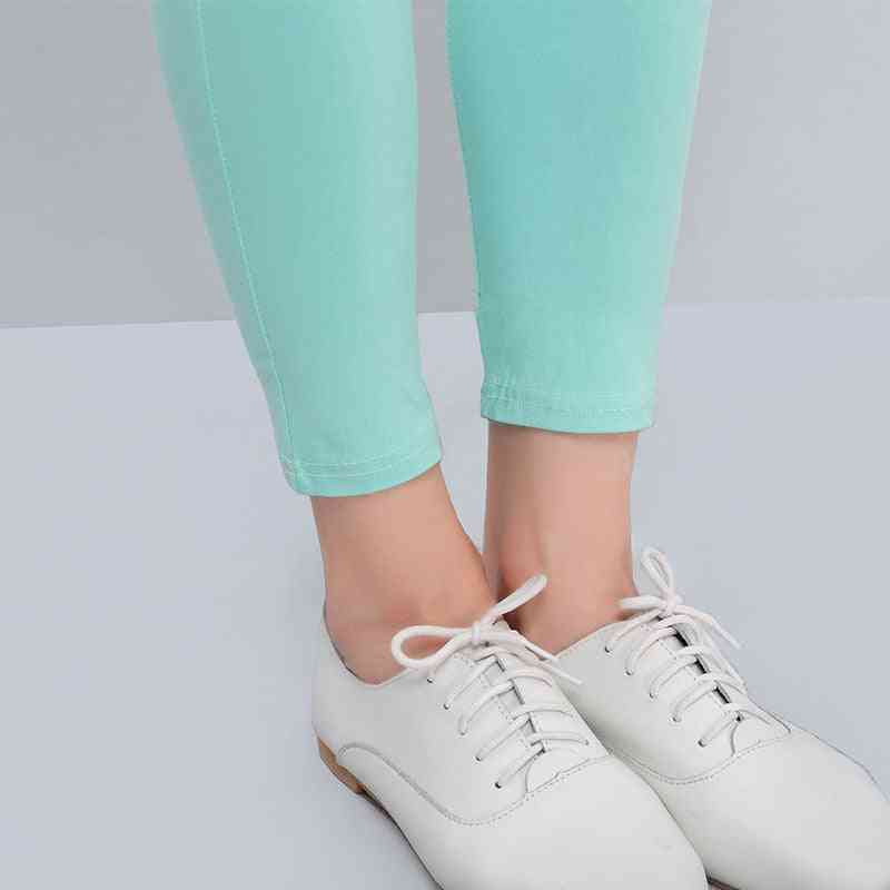 Trousers Belly Slim Wast Thin Pencil Feet Pants