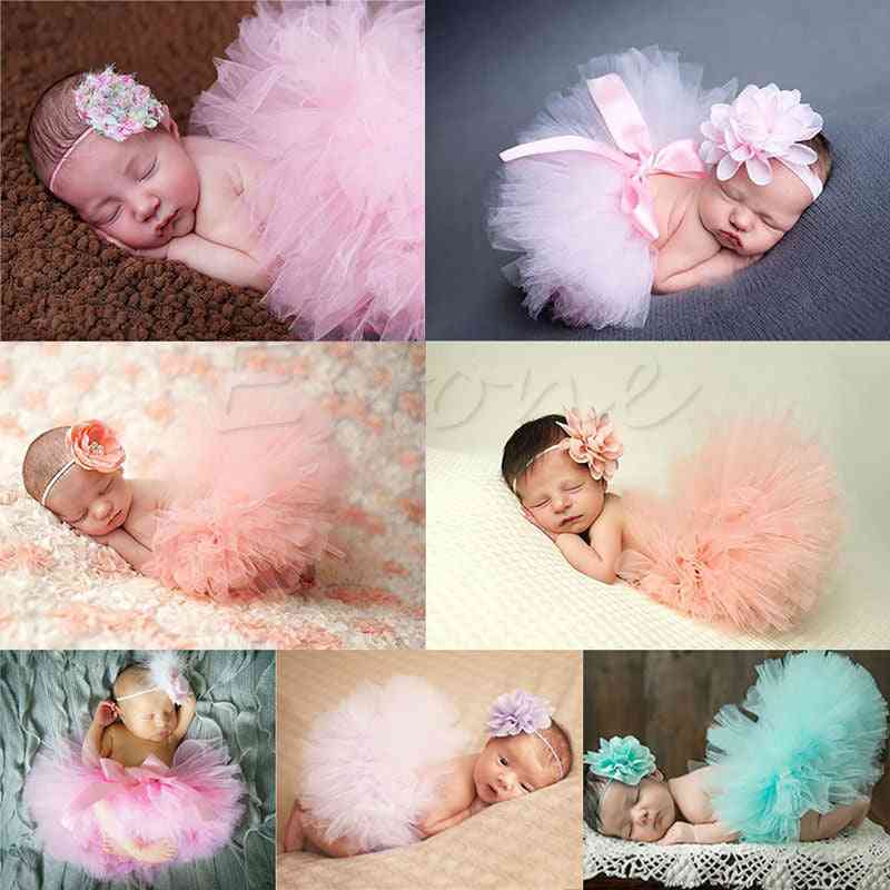 Lányok baba tutu szoknya, csecsemő rövid torta szoknya hercegnő fejpánt fotó