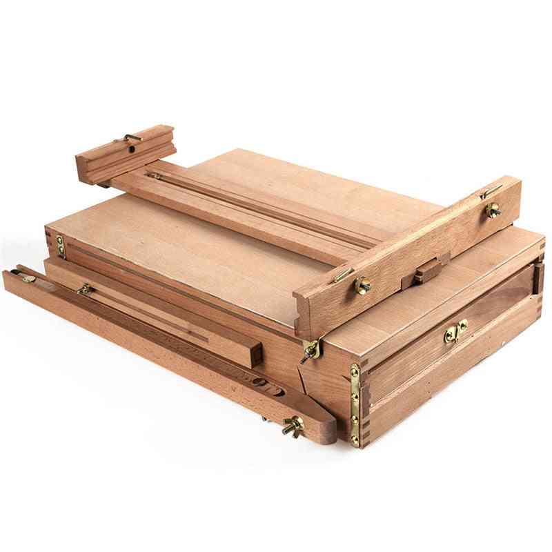 Cavalletto pieghevole portatile in legno