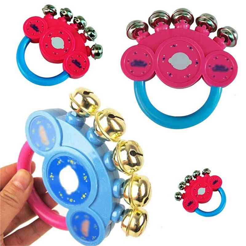Baby Little Loud Bell Ball Rattles Toy, Baby Intelligence Grasping Handbell Rattle