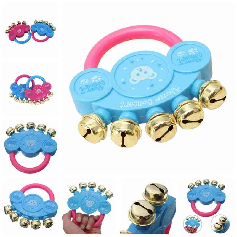 Baby Little Loud Bell Ball Rattles Toy, Baby Intelligence Grasping Handbell Rattle
