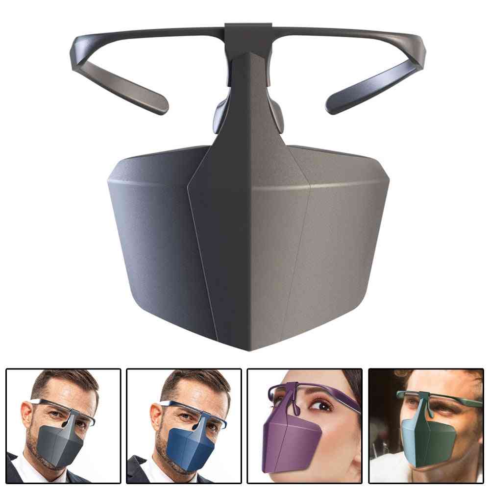 Anti-fog Splashproof Cover Saliva Reusable Glasses Mist Mask