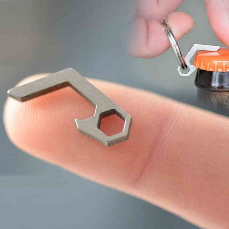 Lightweight And Portable Bottle Opener With Keyring
