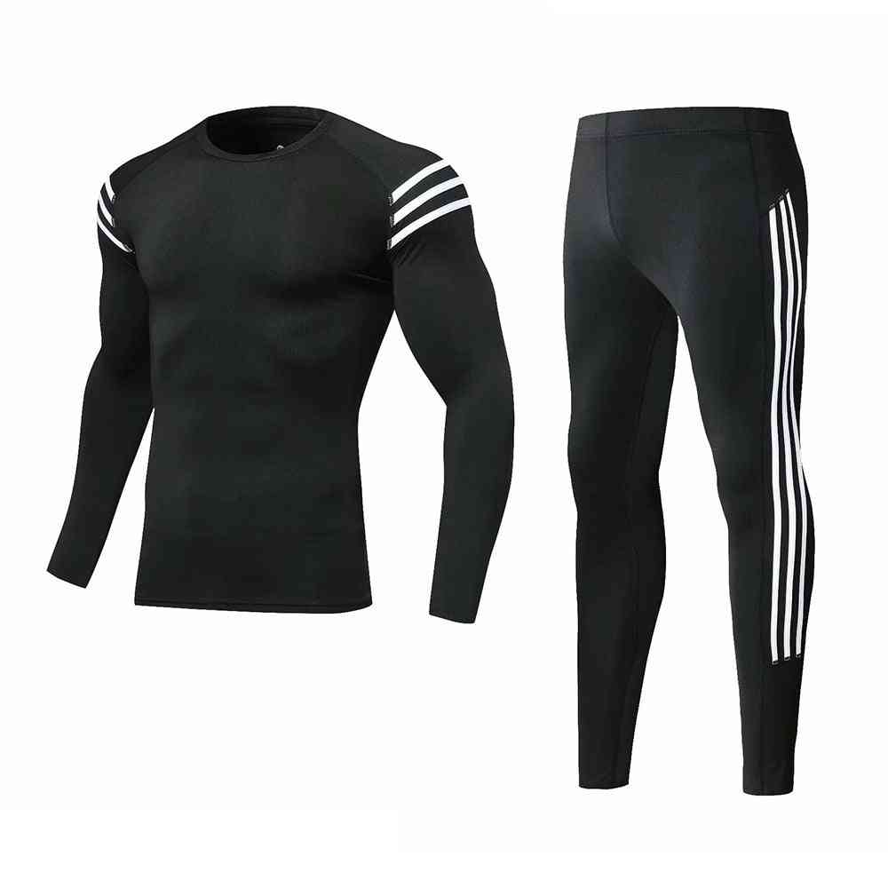 Boys Winter Thermal Underwear Sets, Anti-microbial Stretch Warm Clothing Long Pants