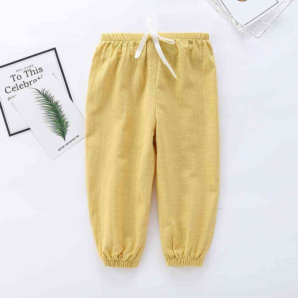 Loose And Breathable Cotton Pants