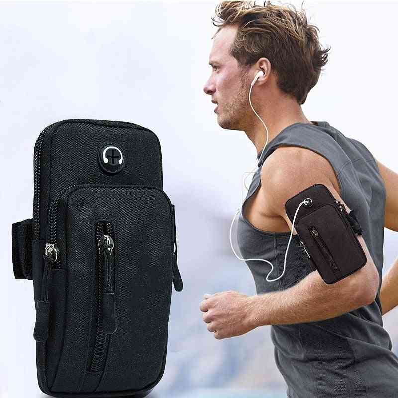 Running Men Women Arm Bags For Phone Money Keys Outdoor Sports Arms Package Bag With Headset Hole