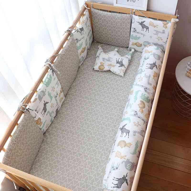 Baby Bed Bumper For Newborns, Decoration Thick Soft Crib Protector
