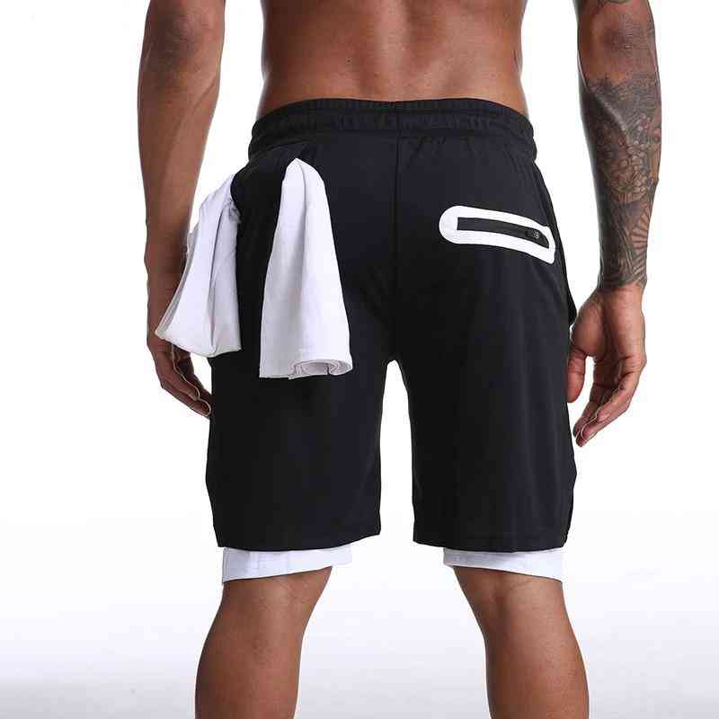 Running Shorts Jogging Gym Fitness Training Quick Beach Short Pants, Sports Workout Clothing