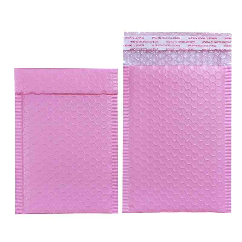 Light Pink Poly Bubble Mailer Padded Envelope, Self Seal Mailing Bag