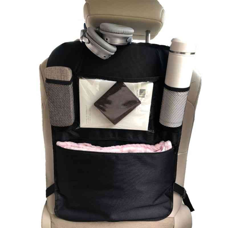Car Backseat Organizer Front Seat Storage Kids Pocket Bag Auto Travel Kick Mat