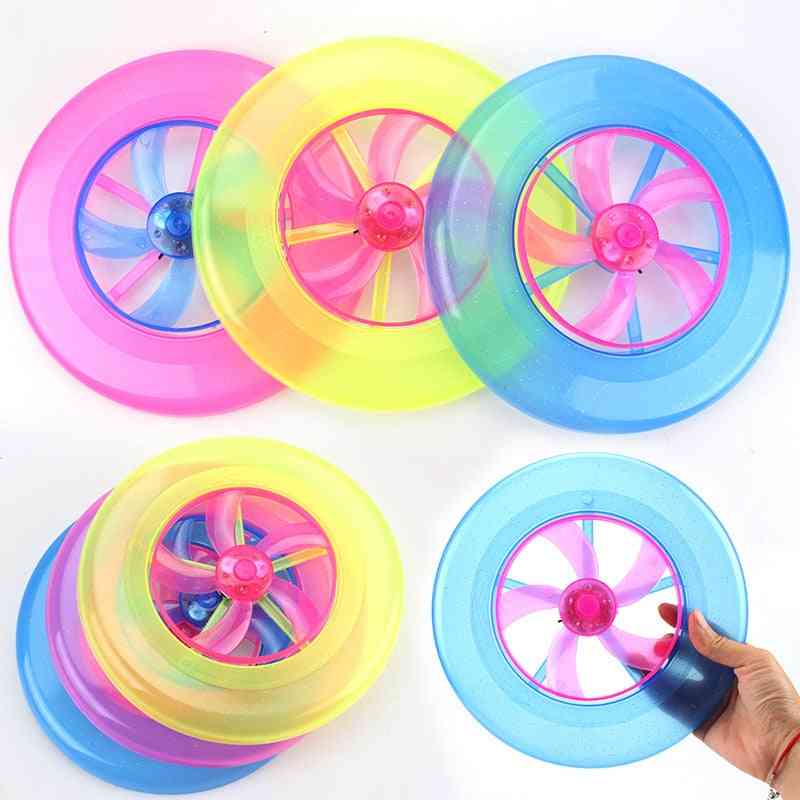 1pcs Flying Discs Sporting Flash Outdoor Classic Ring Shape Beach Square Glowing